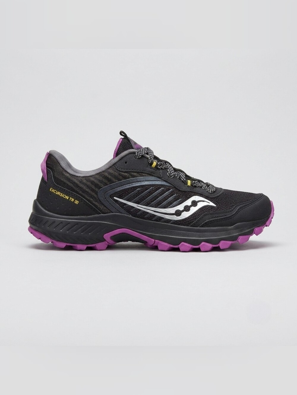 Saucony Women's Excursion TR15 Trail Athletic Hiking Sneakers Black Purple Sz 10